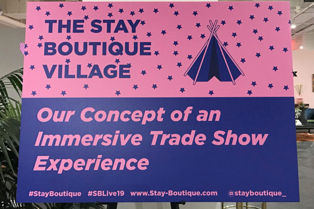 Stay Boutique Live signage