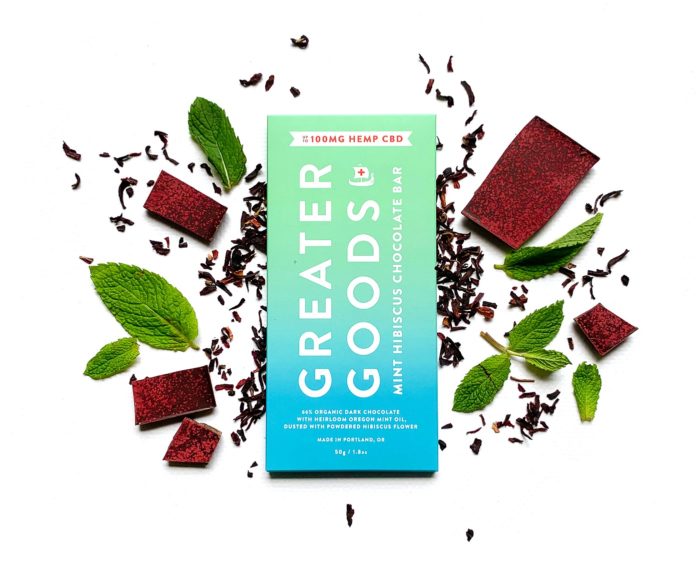 Greater Goods-Mint Hibiscus Bar-package-CBD products-CBDToday