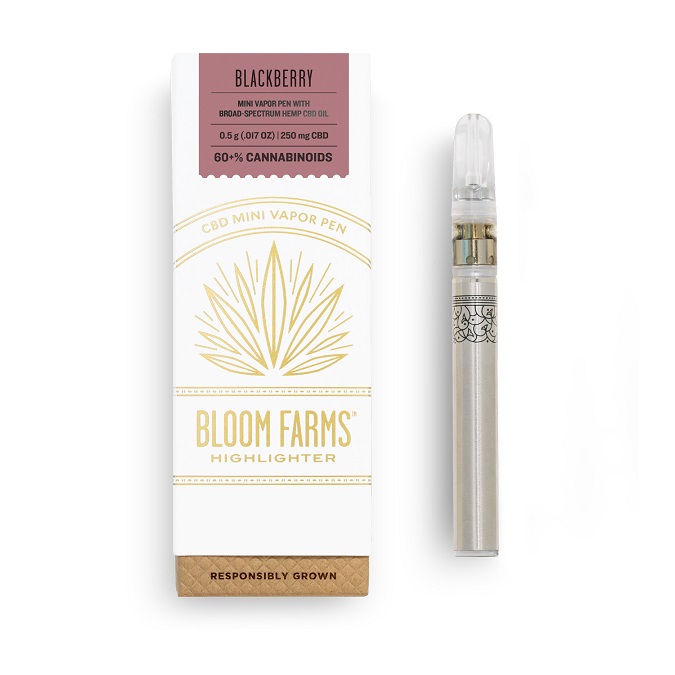 Bloom Farms-blackberry-CBD mini-vape-CBDToday