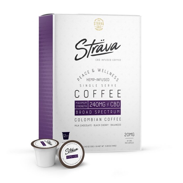 Sträva Craft Coffee K-Cups-12pk-240mg-CBD Products-CBDToday