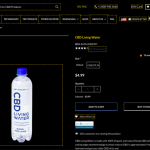 CBD Living Announces New Accessible Website CBD Living Water-Website-CBDToday