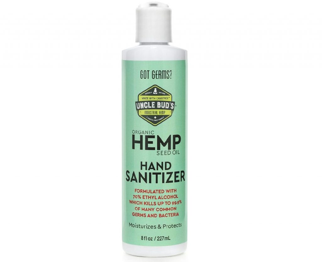 Uncle Bud’s Hemp Hand Sanitizer-CBD products-CBDToday