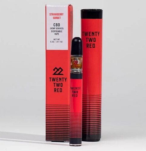 22Red CBD Disposable Vapes-CBD products-CBDToday