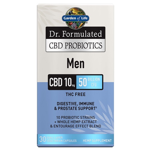 Garden of Life CBD Probiotics for Men-CBD products-Fathers Day-CBDToday