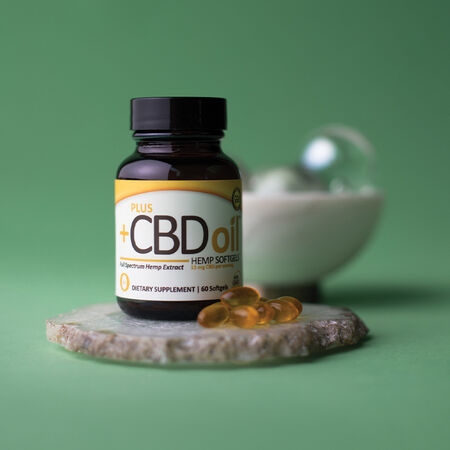 Plus CBD Softgel Capsules 15mg Gold Formula-CBD products-CBDToday