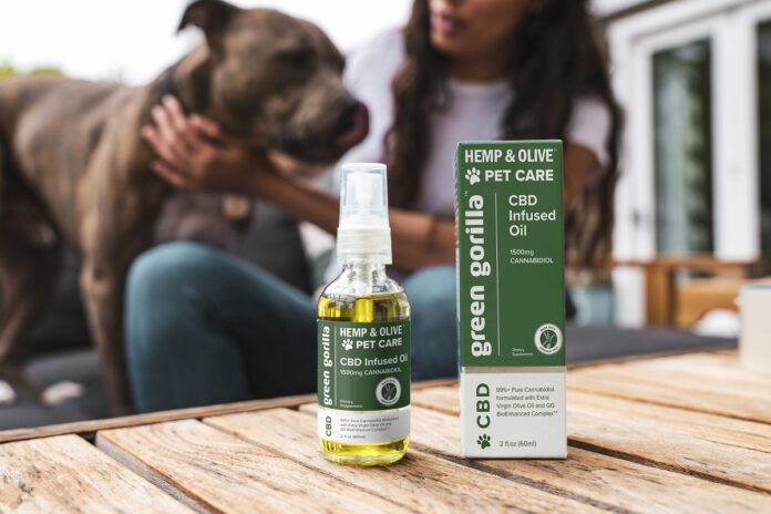 Green Gorilla Hemp and Olive Pet Care-CBD products-CBDToday