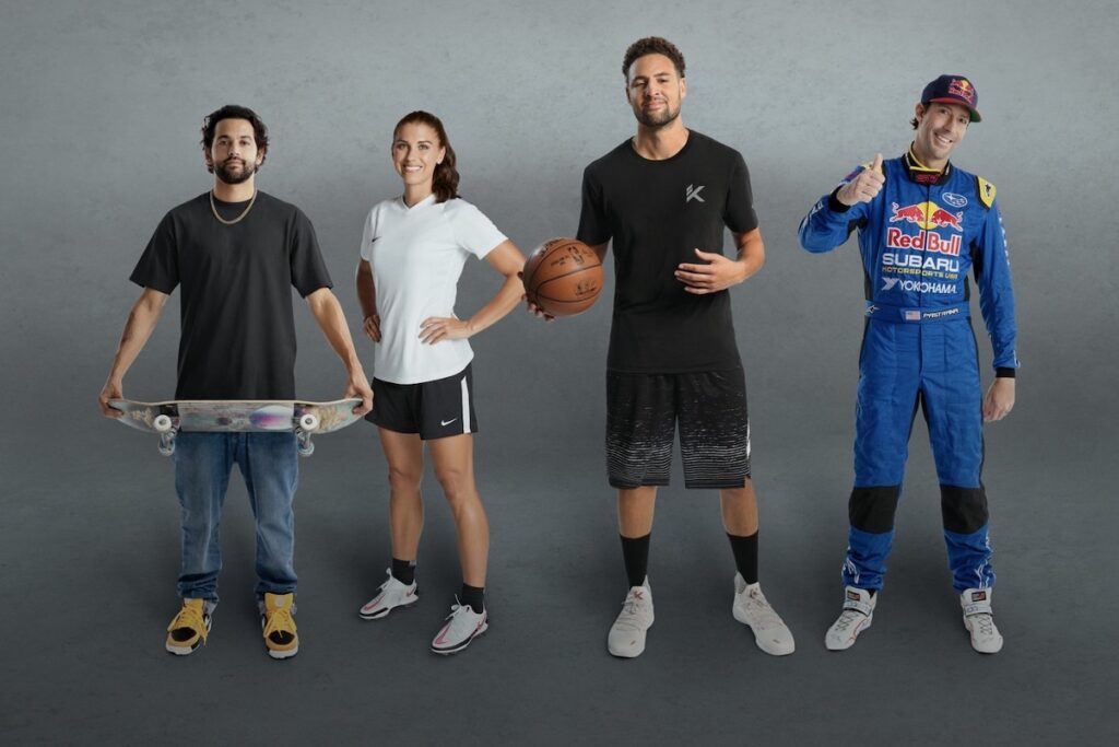 Klay-Thompson-Alex-Morgan-Travis-Pastrana-Paul-Rodriguez-Launch-CBD-Brand-Just-Live-press-release-CBDToday