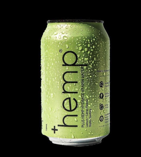 PLUS HEMP infused beverage